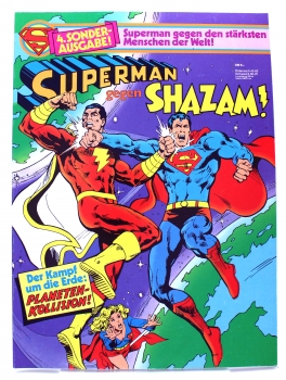 DC Comics Superman Comic Sonderausgabe Nr. 4: Superman gegen Shazam! von Ehapa